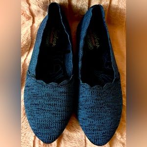 Skechers Blue Slip On Shoes